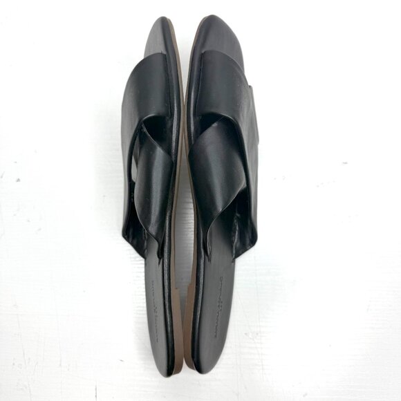 Banana Republic Factory WIde Crossover Slip On Slide Classic Sandals Womens 7.5 - Picture 4 of 7